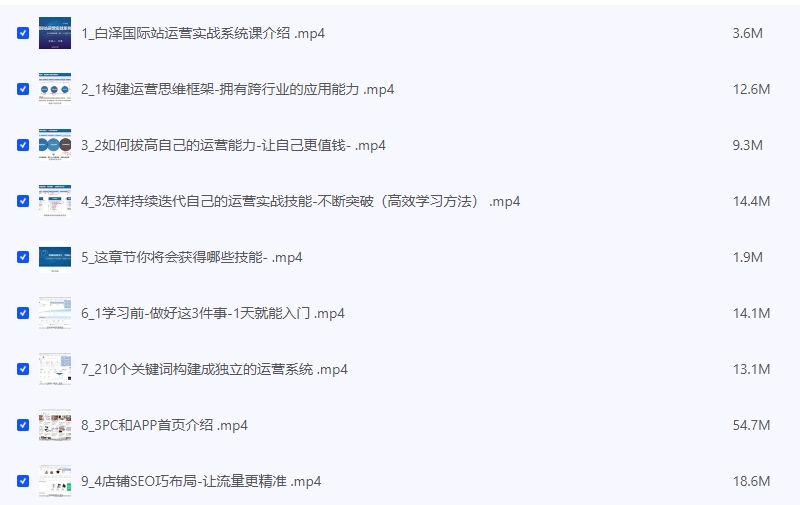【国际站运营】低成本获客,高质量询盘增长课插图 【国际站运营】低成本获客,高质量询盘增长课插图