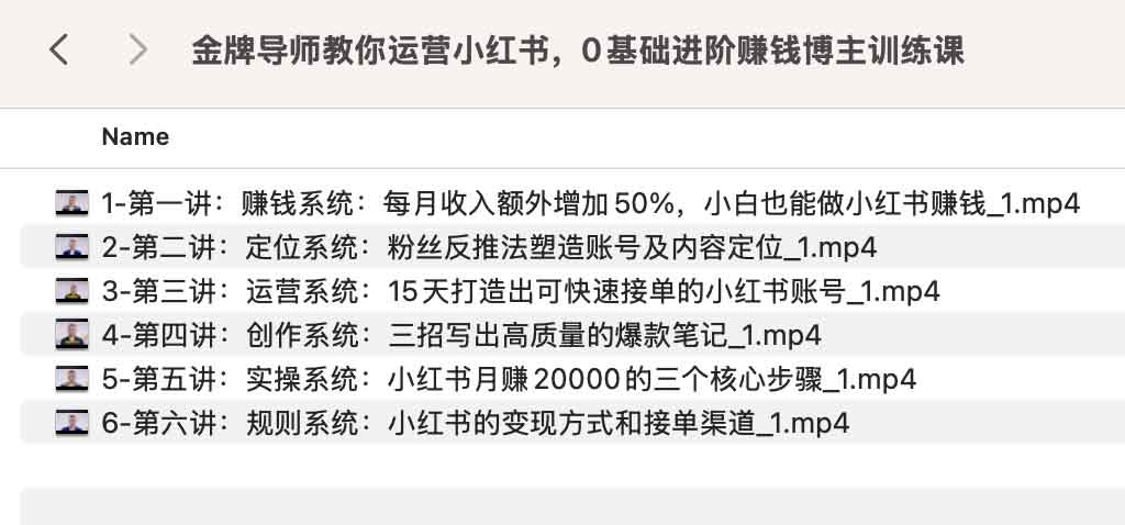 金牌导师教你运营小红书，0基础进阶赚钱博主训练课插图