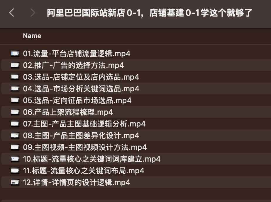 阿里巴巴国际站新店0-1课程插图