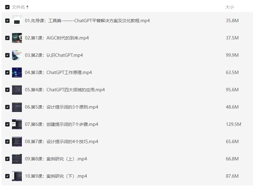 ChatGPT大师班 从入门到精通完整版资源信息插图