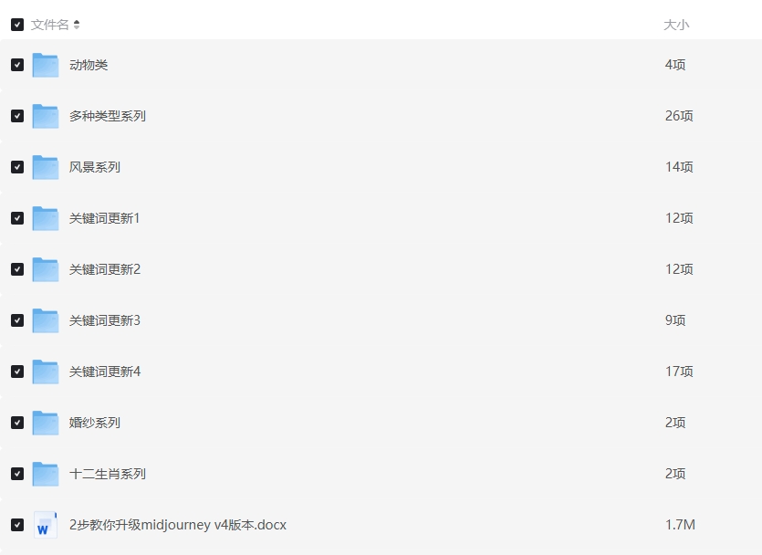 Midjourney 绘画关键词+配图 12000+插图 Midjourney 绘画关键词+配图 12000+插图