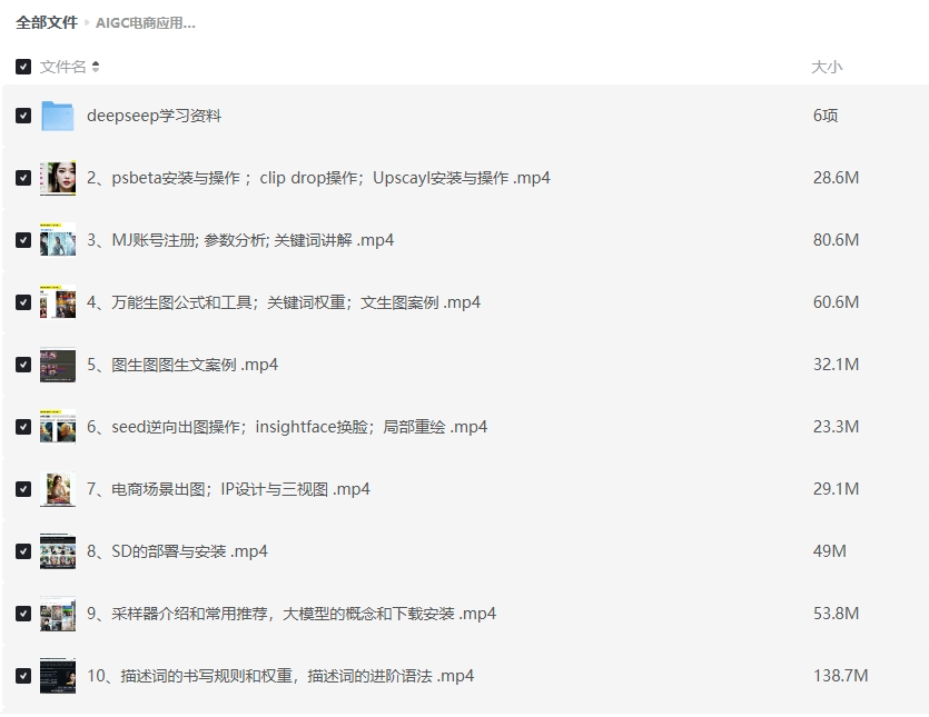 AIGC电商应用实操课(加更DeepSeek)插图 AIGC电商应用实操课(加更DeepSeek)插图