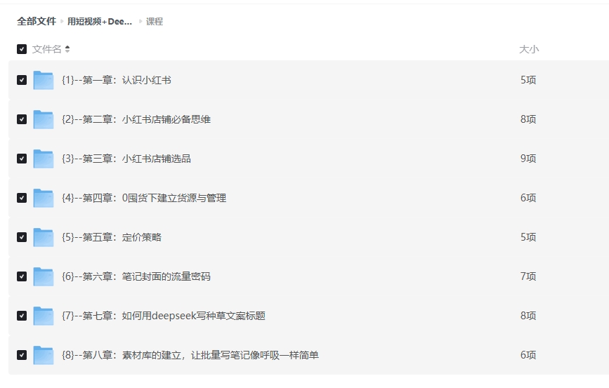 用短视频+DeepSeek打爆款:小红书店铺爆款课程插图 用短视频+DeepSeek打爆款:小红书店铺爆款课程插图
