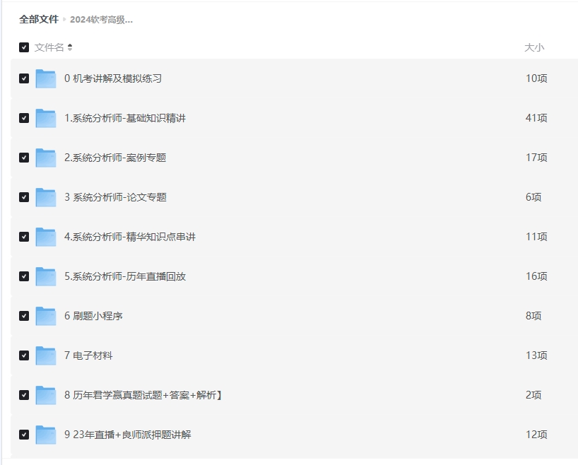 2024软考高级系统分析师VIP套餐课程插图 2024软考高级系统分析师VIP套餐课程插图