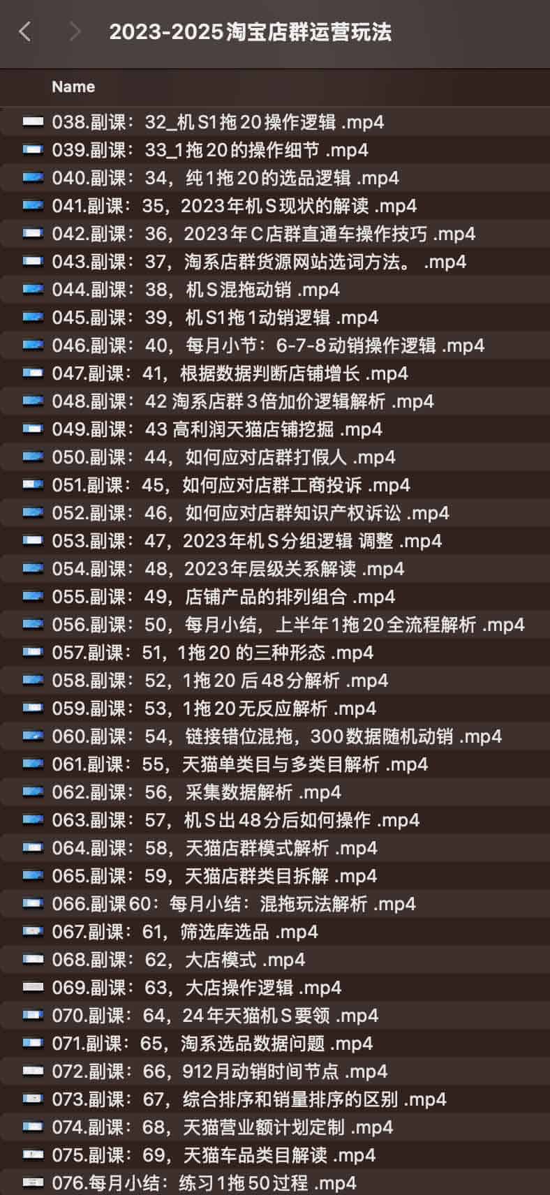 2023-2025淘宝店群运营玩法课程集合插图 2023-2025淘宝店群运营玩法课程集合插图