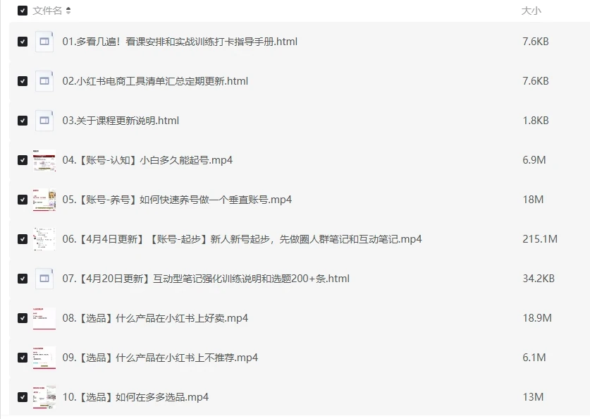 小红书电商自媒体创富课2.0版插图 小红书电商自媒体创富课2.0版插图