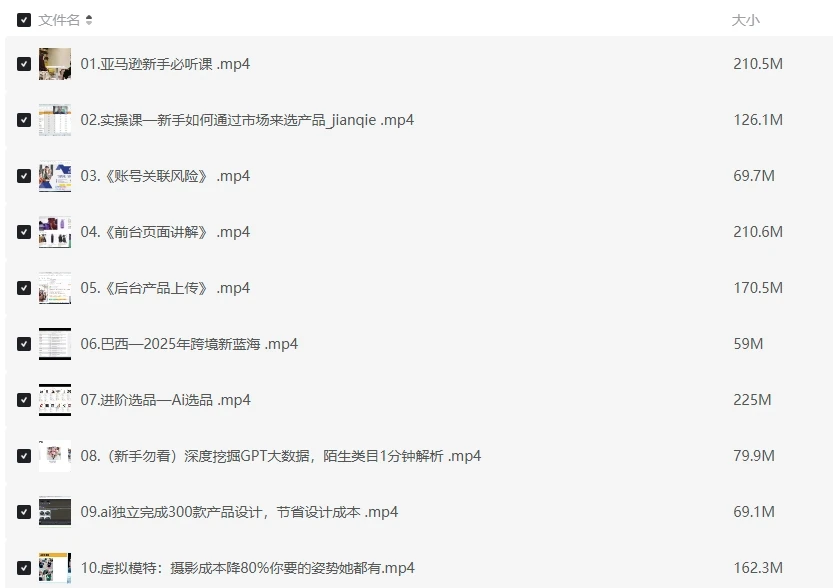 亚马逊运营实战从入门到精通课程介绍插图 亚马逊运营实战从入门到精通课程介绍插图