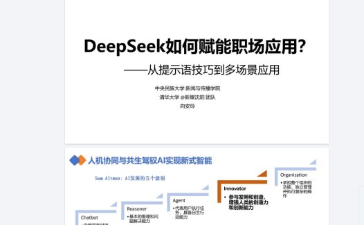 DeepSeek:如何职场应用智能赋能