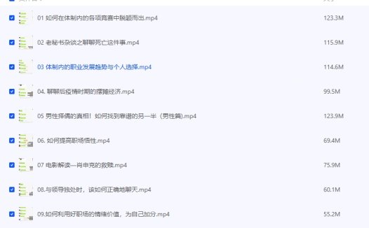 【职场情商】老秘书《即学即用的体制内情商大课》