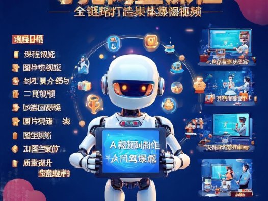 AI视频制作从入门到爆款课程,从文生图到图生视频,全链路打造自媒体爆款视频