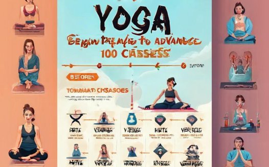 瑜伽从初级到高级(100课)课程