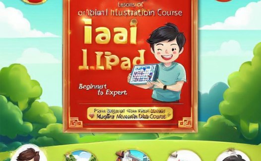 22节iPad清新治愈质感插画课程(入门到精通)